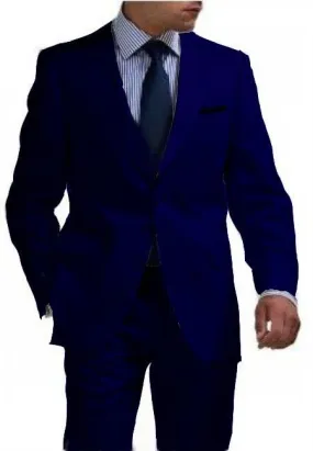 2 Button Tapered Cut Kids Sizes Half Lined Flat Front Light Weight Mens Linen Suit Mens & Boys Sizes Dark Navy Blue Suit Perfect for toddler Suit wedding attire outfits For Men