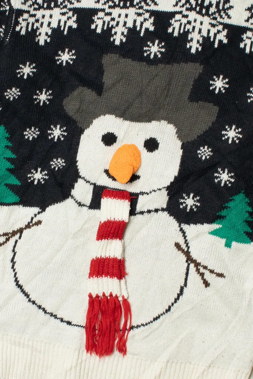 3-D Snowman Ugly Christmas Pullover 61700