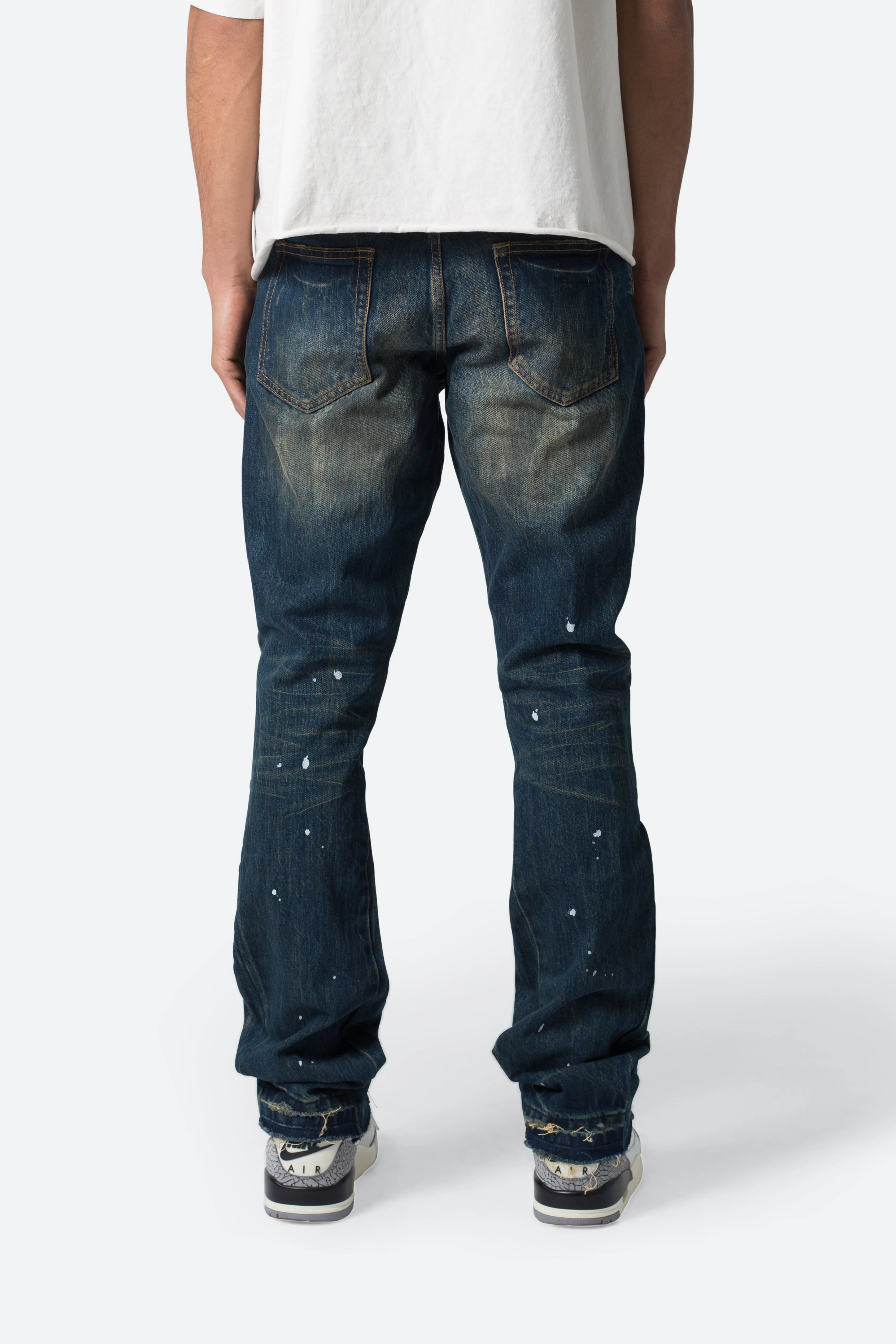 Stylish B614 Blue Denim Flare Jeans