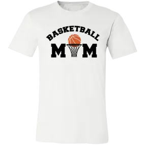 Basketball Mom Ladies Jersey Short-Sleeve T-Shirt
