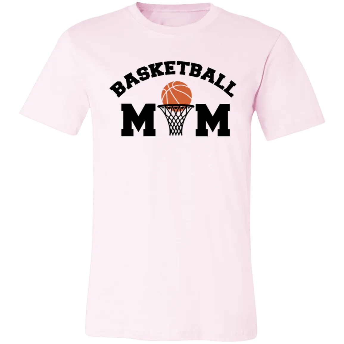 Basketball Mom Ladies Jersey Short-Sleeve T-Shirt
