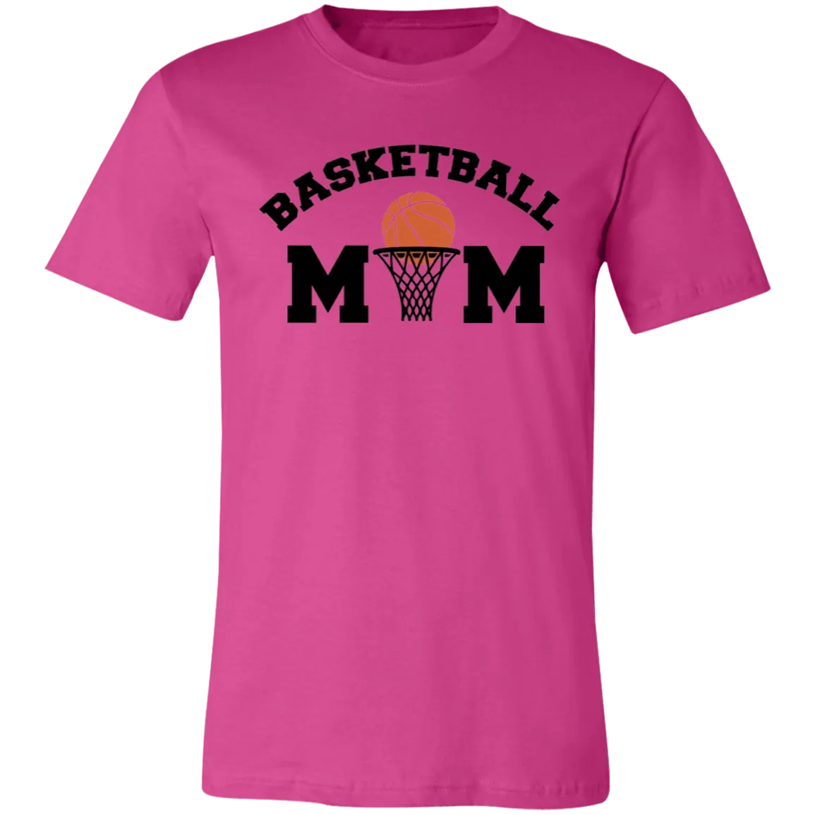 Basketball Mom Ladies Jersey Short-Sleeve T-Shirt