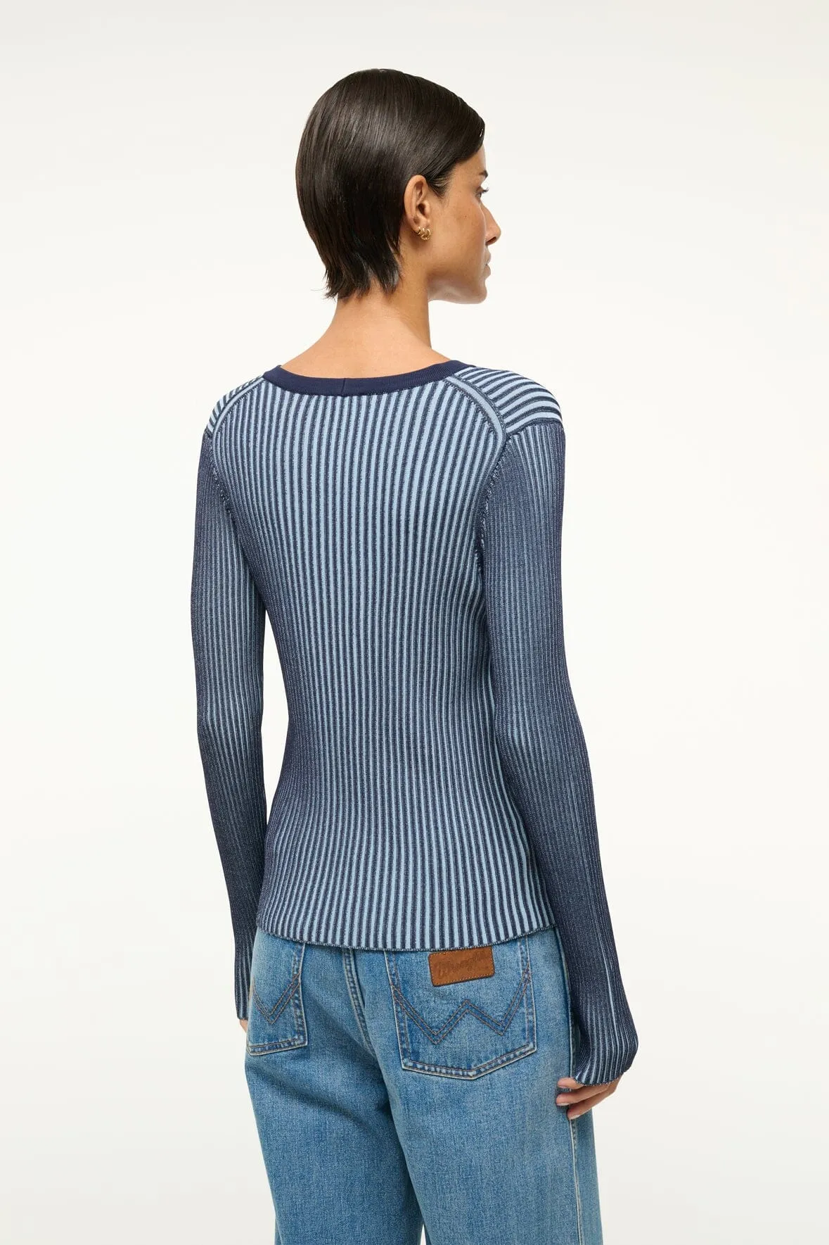 Cargo Sweater Navy/Clear Blue