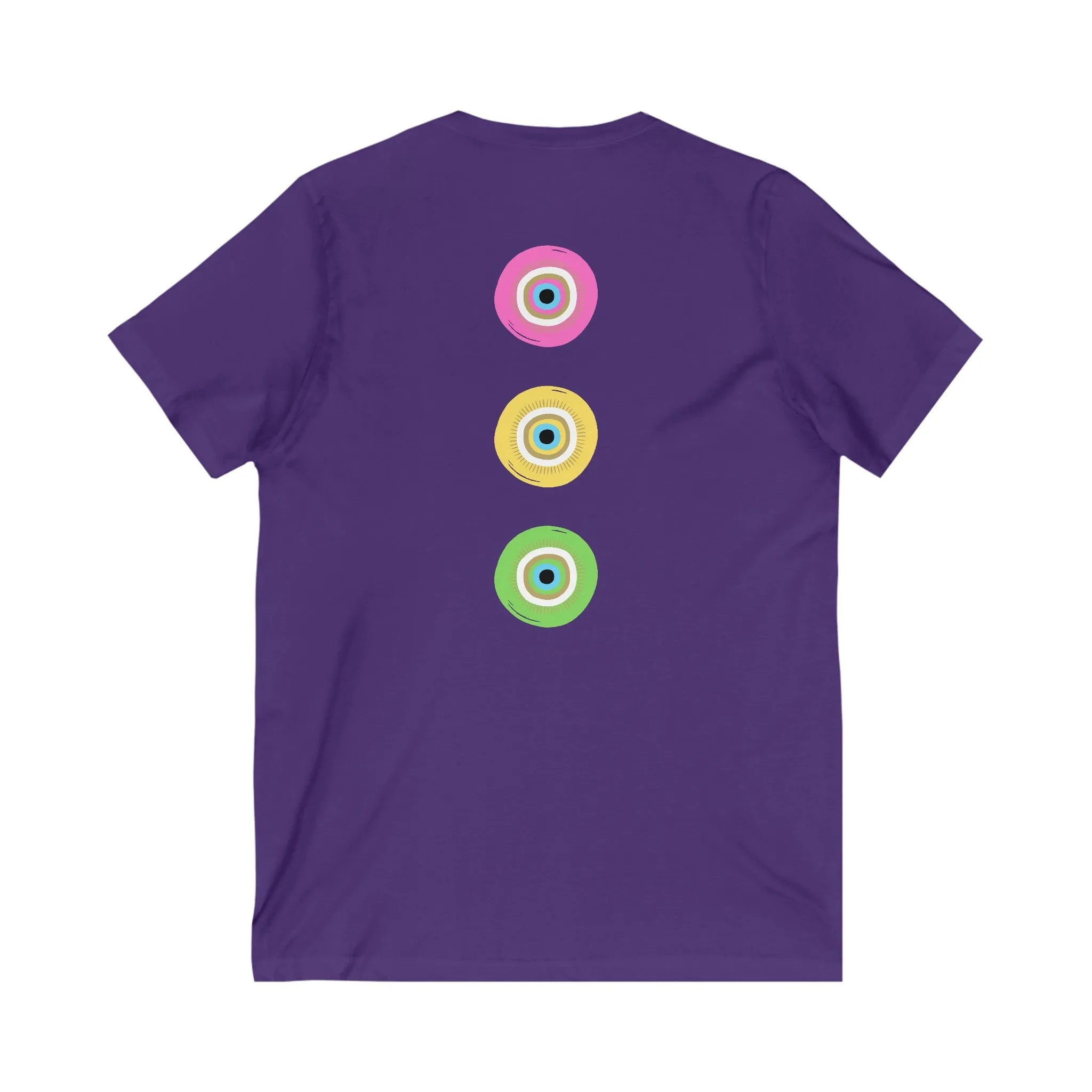 Coloured Eyes V-Neck Tee