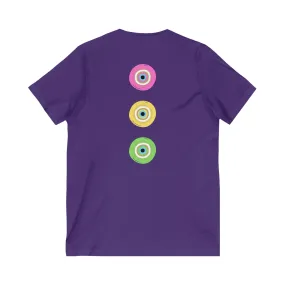 Coloured Eyes V-Neck Tee