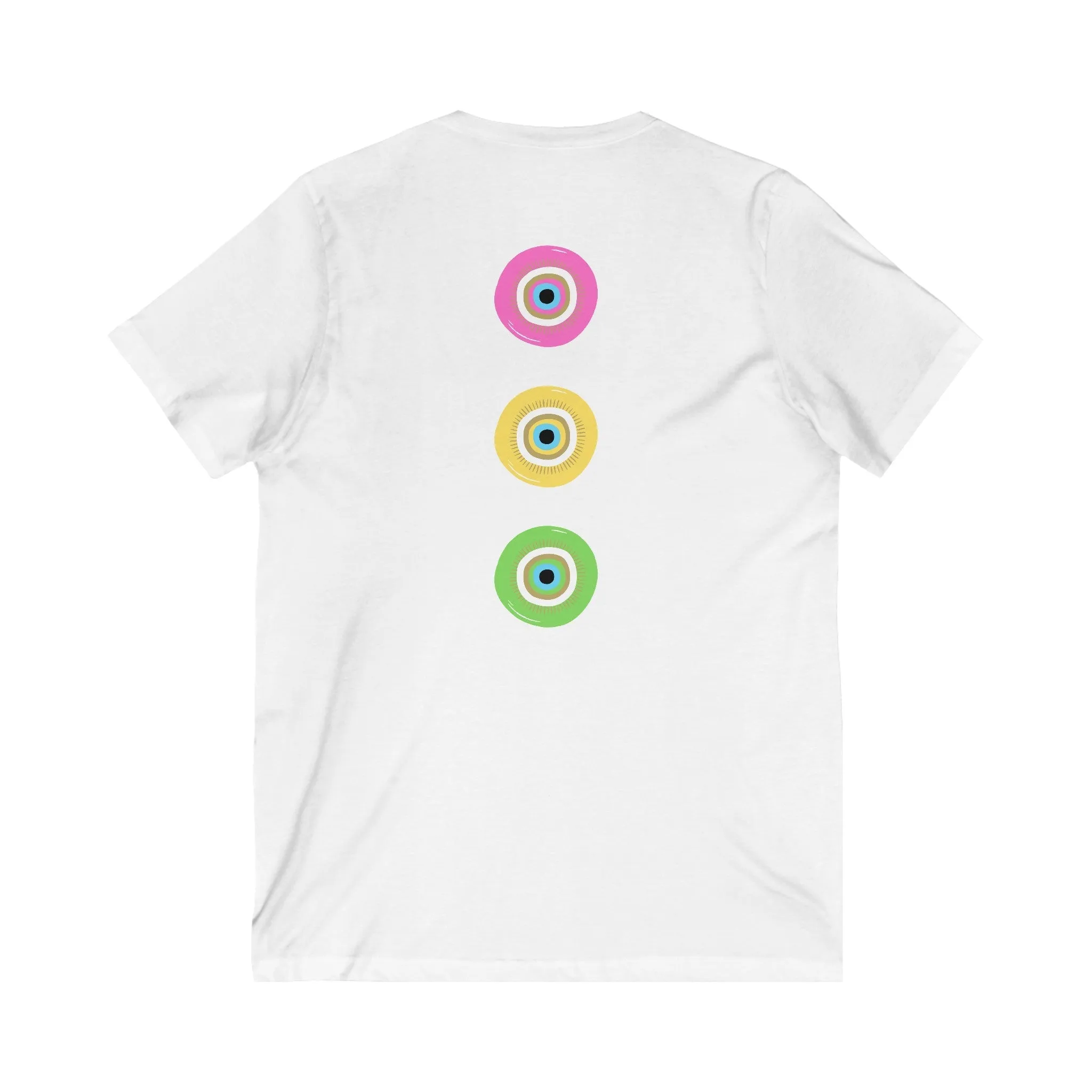 Coloured Eyes V-Neck Tee