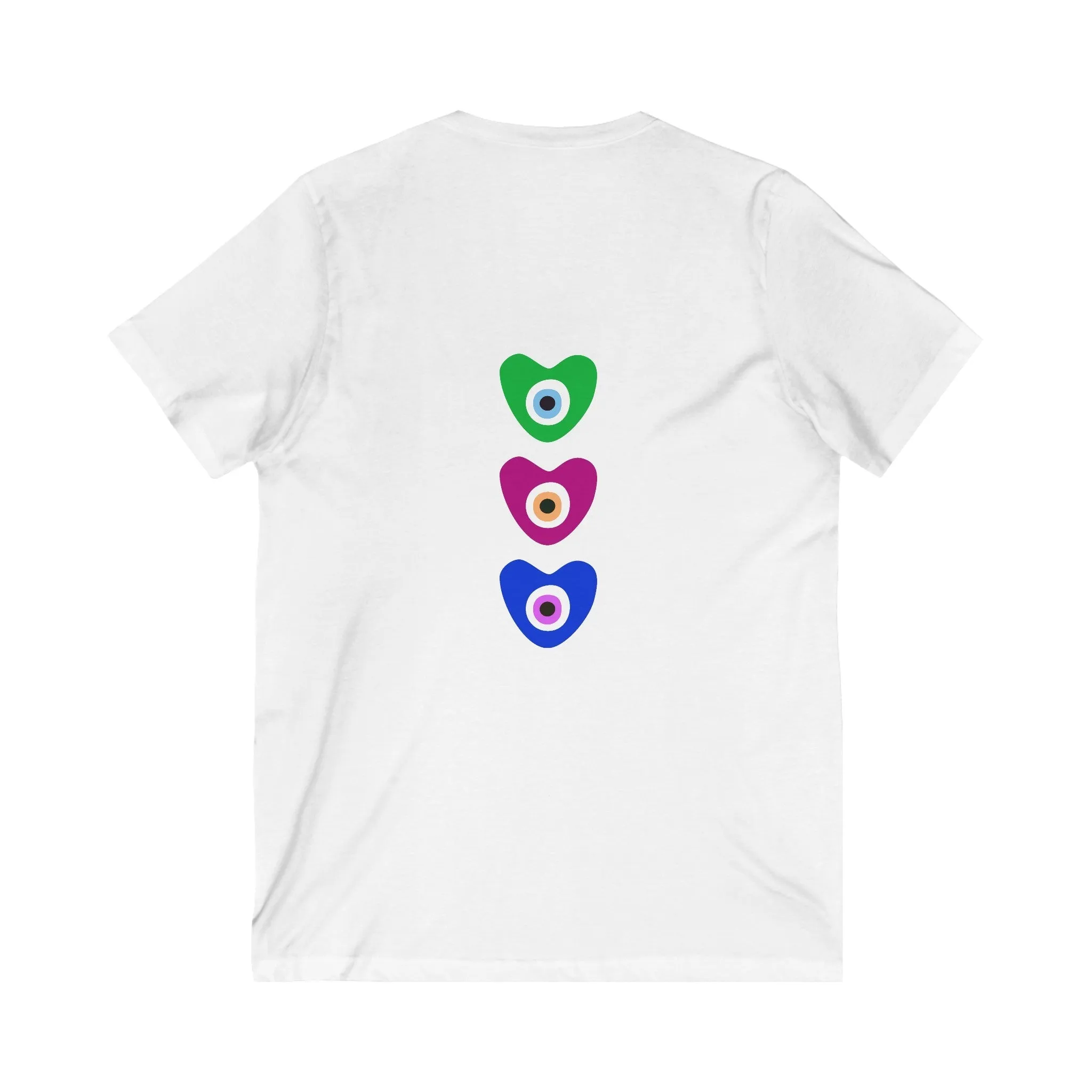 Coloured Hearts 2 V-Neck Tee