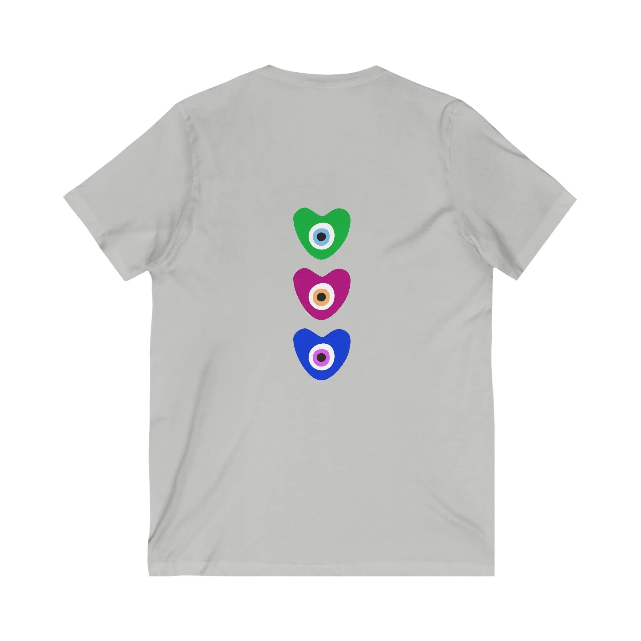 Coloured Hearts 2 V-Neck Tee