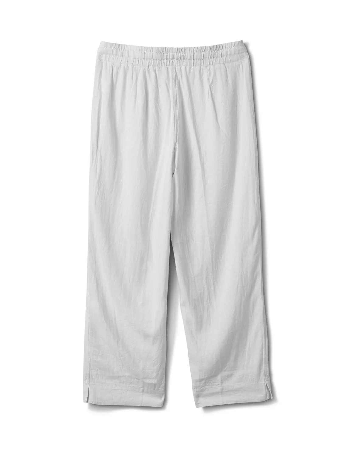 Drawstring  Waist Pull On Crop Pant With Pockets