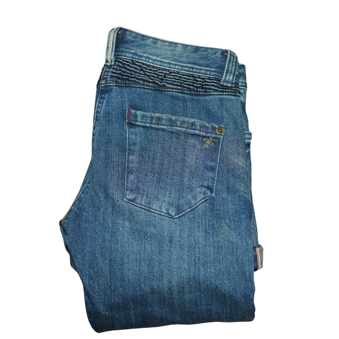 'French' Skinny Moto Selvedge Jean