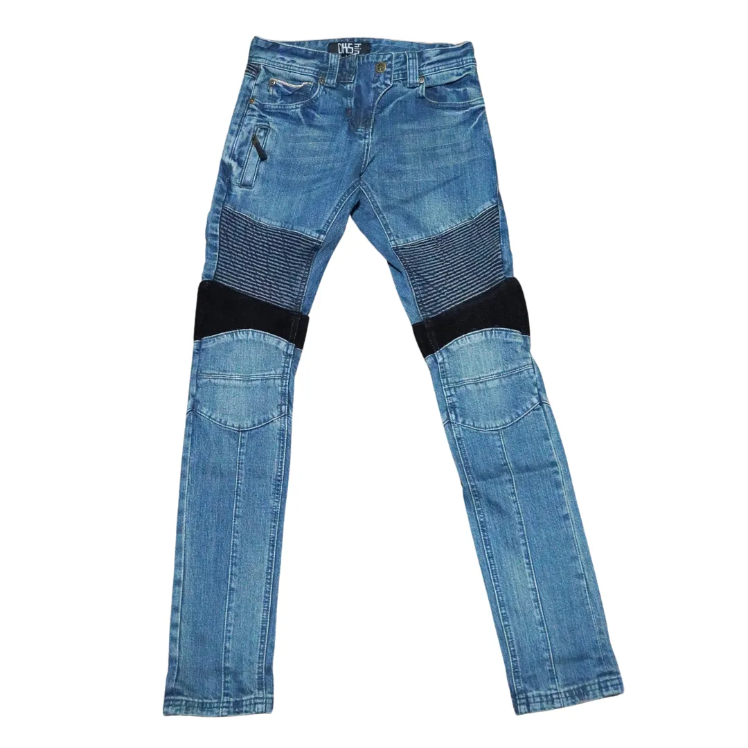 'French' Skinny Moto Selvedge Jean
