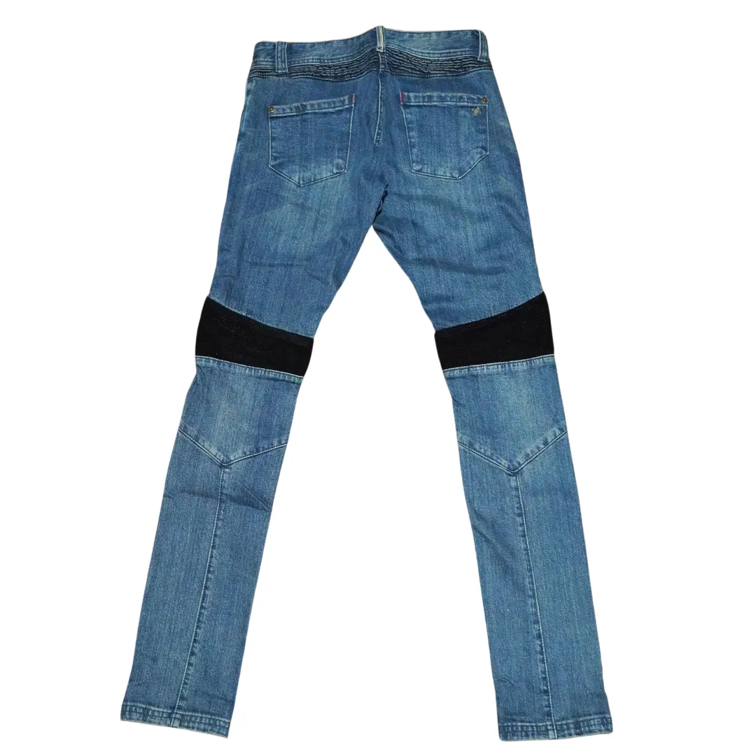 'French' Skinny Moto Selvedge Jean
