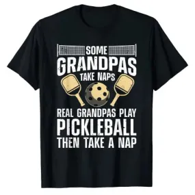 Funny Pickleball Design for Men Grandpa Pickleball Player T-Shirt
