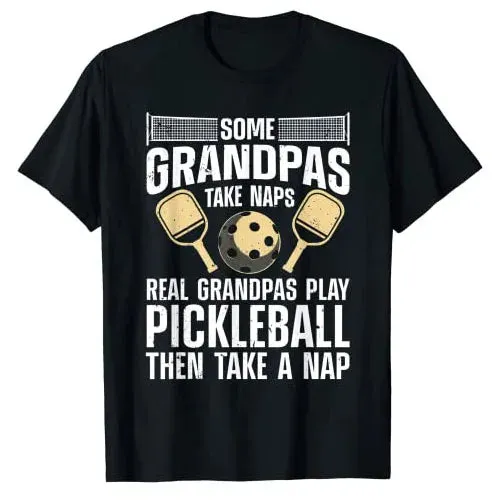 Funny Pickleball Design for Men Grandpa Pickleball Player T-Shirt