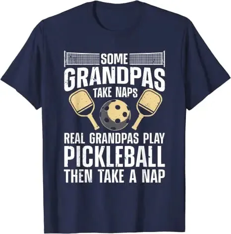 Funny Pickleball Design for Men Grandpa Pickleball Player T-Shirt