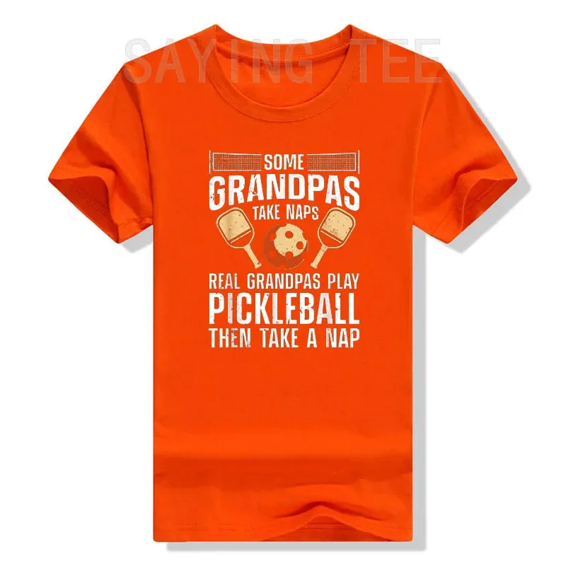 Funny Pickleball Design for Men Grandpa Pickleball Player T-Shirt
