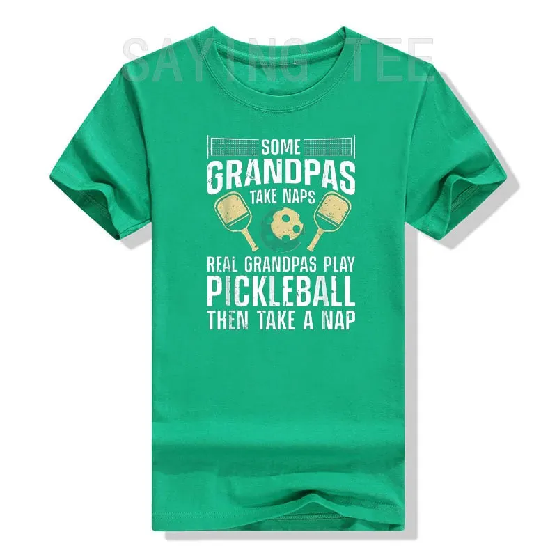 Funny Pickleball Design for Men Grandpa Pickleball Player T-Shirt