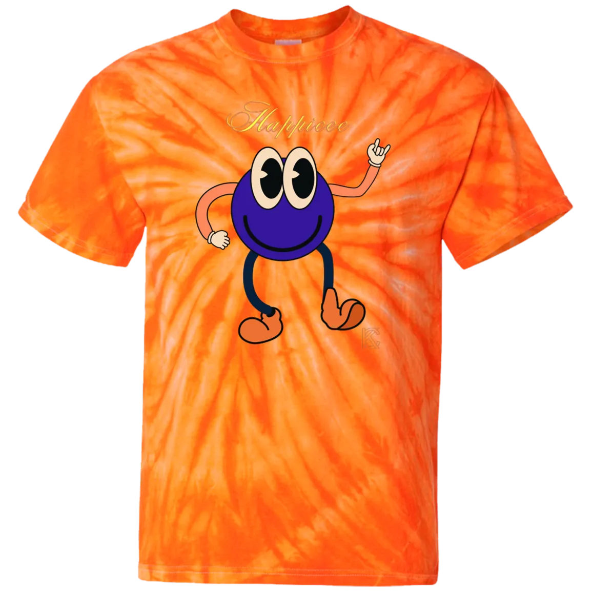 Happieee 100% Cotton Tie Dye T-Shirt