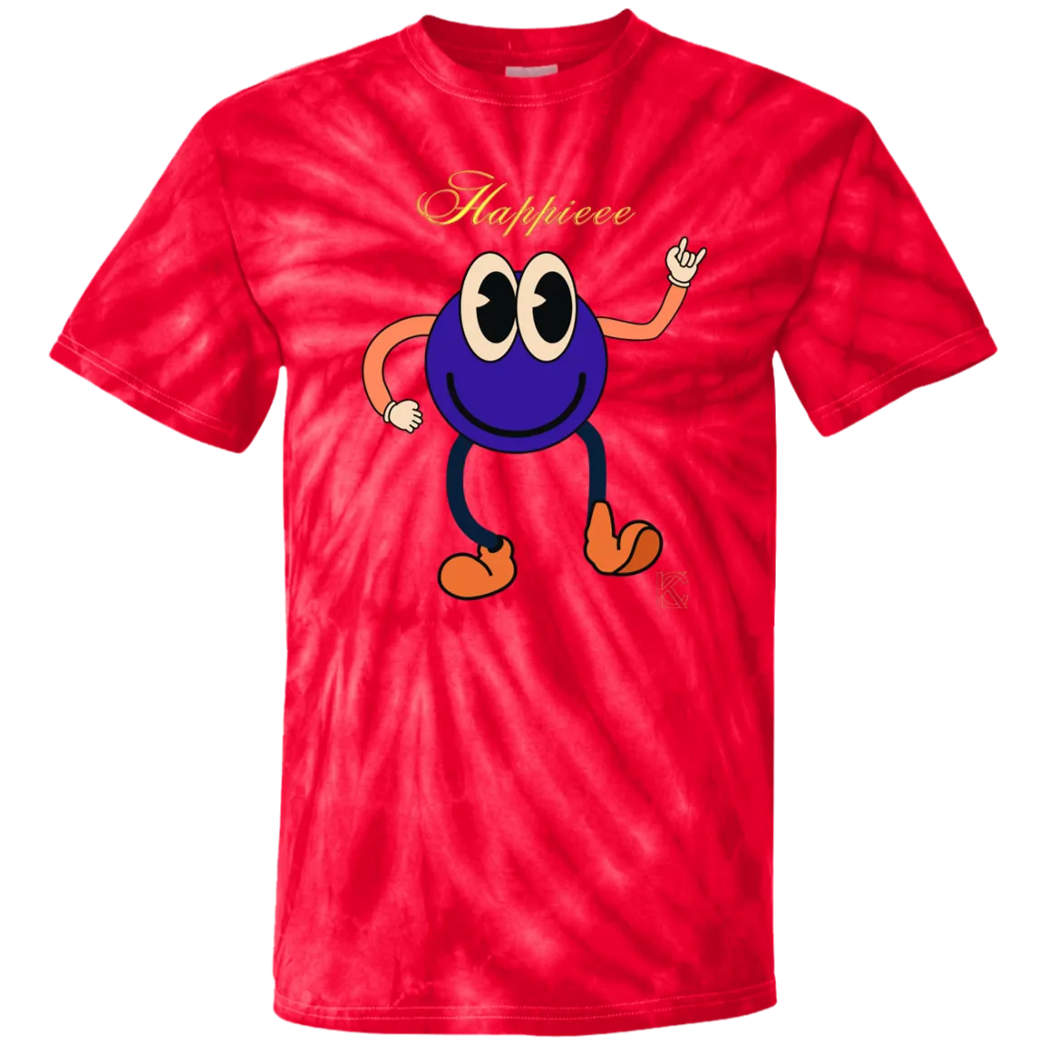 Happieee 100% Cotton Tie Dye T-Shirt