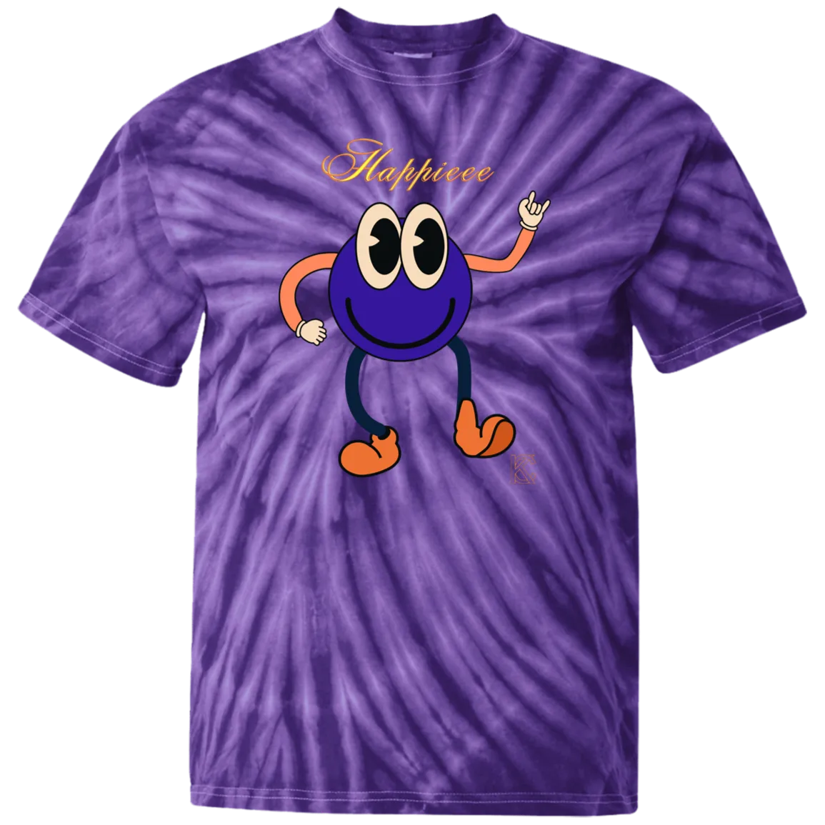 Happieee 100% Cotton Tie Dye T-Shirt