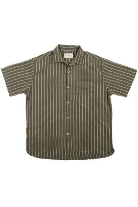 HAWAIIAN SS Olive Stripe