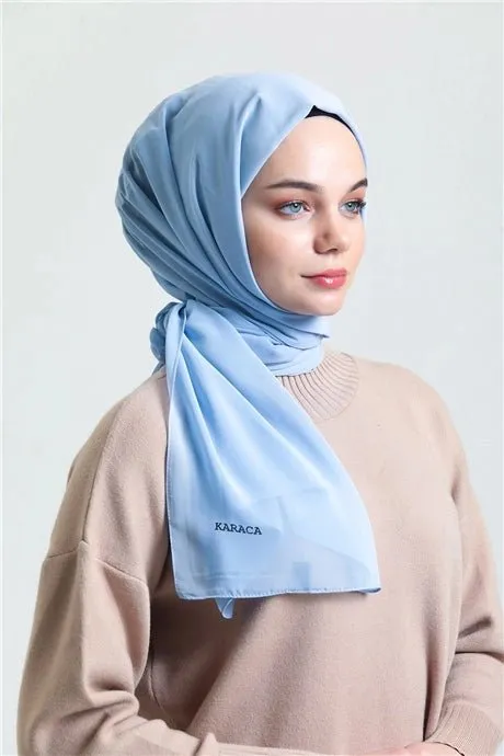 Karaca Crepe Lux Chiffon Hijab - Baby Blue