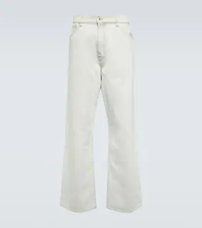 Kenzo straight fit jeans, white