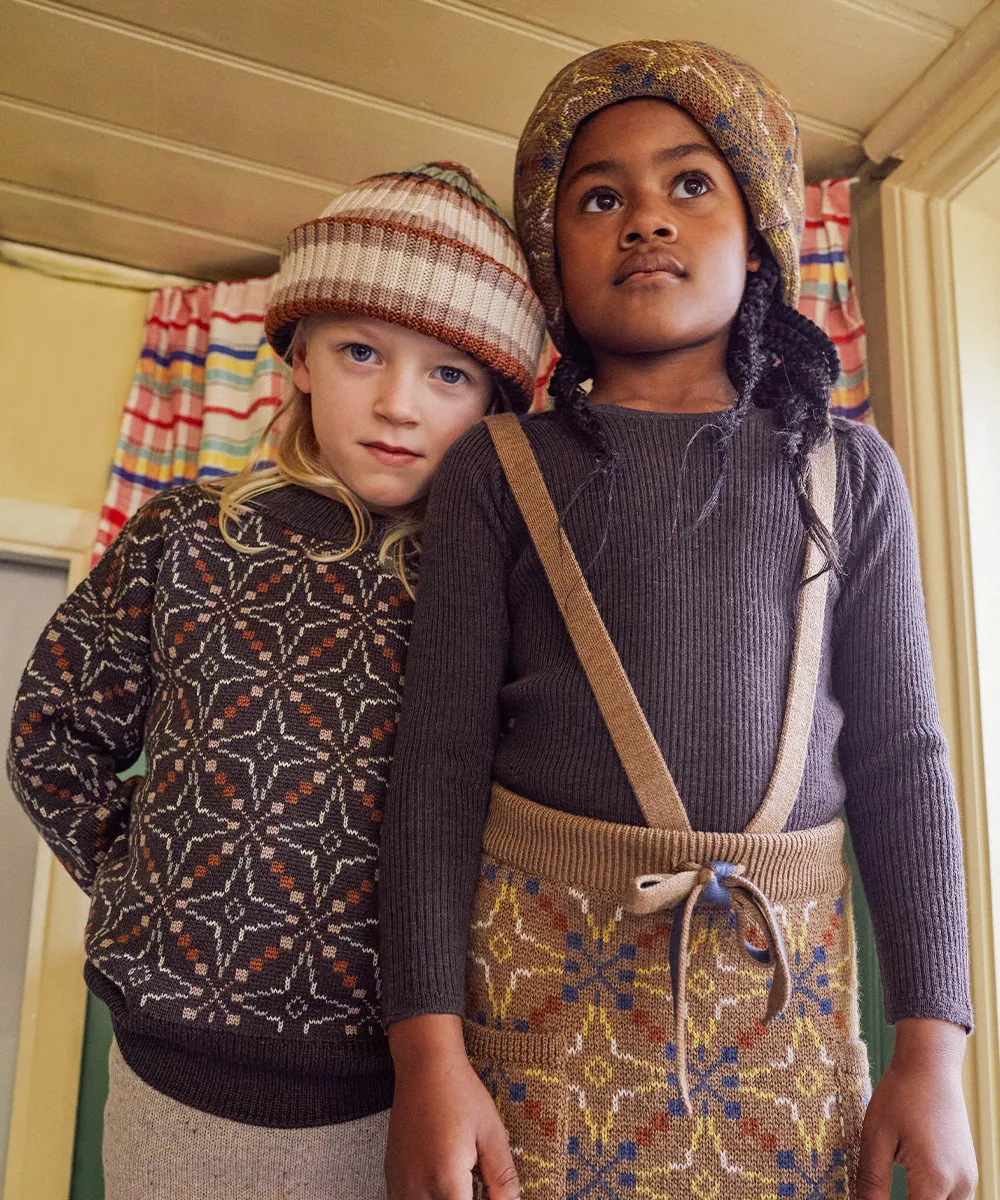 Llŷn Skirt - Pecan - Child