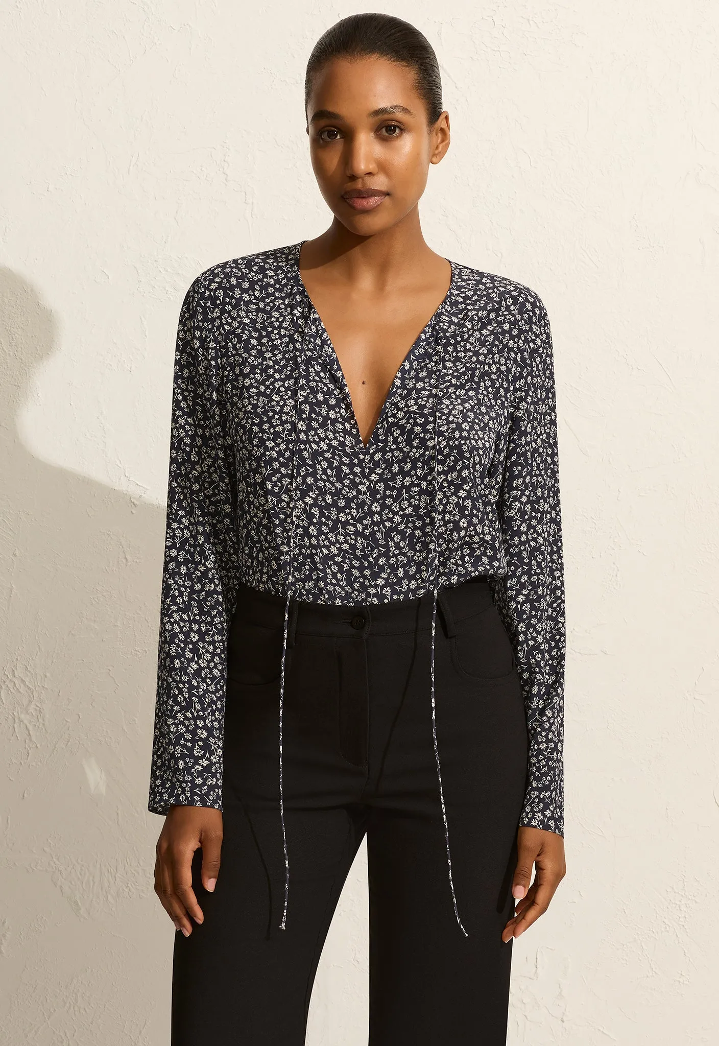 Matteau Popover Tie Blouse - Dandelion