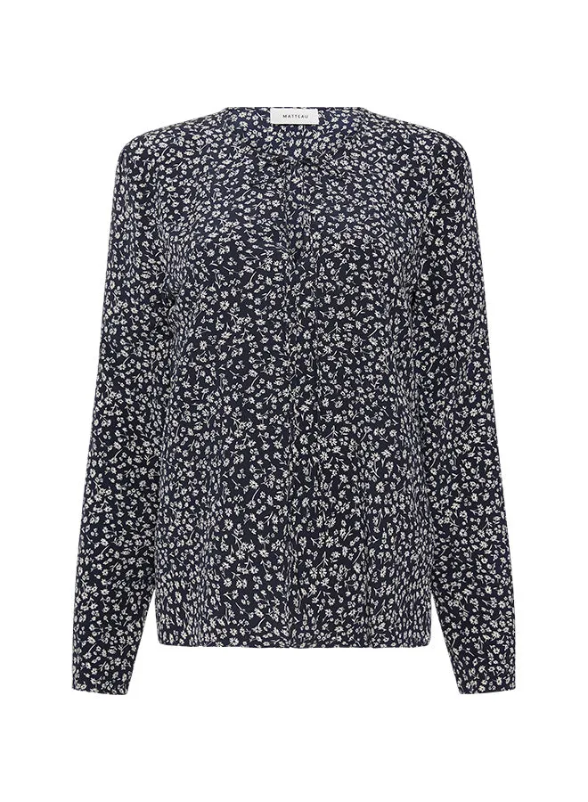 Matteau Popover Tie Blouse - Dandelion