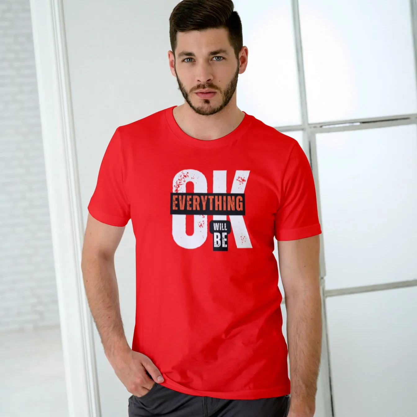 Men Cotton  T-Shirt TTF-002