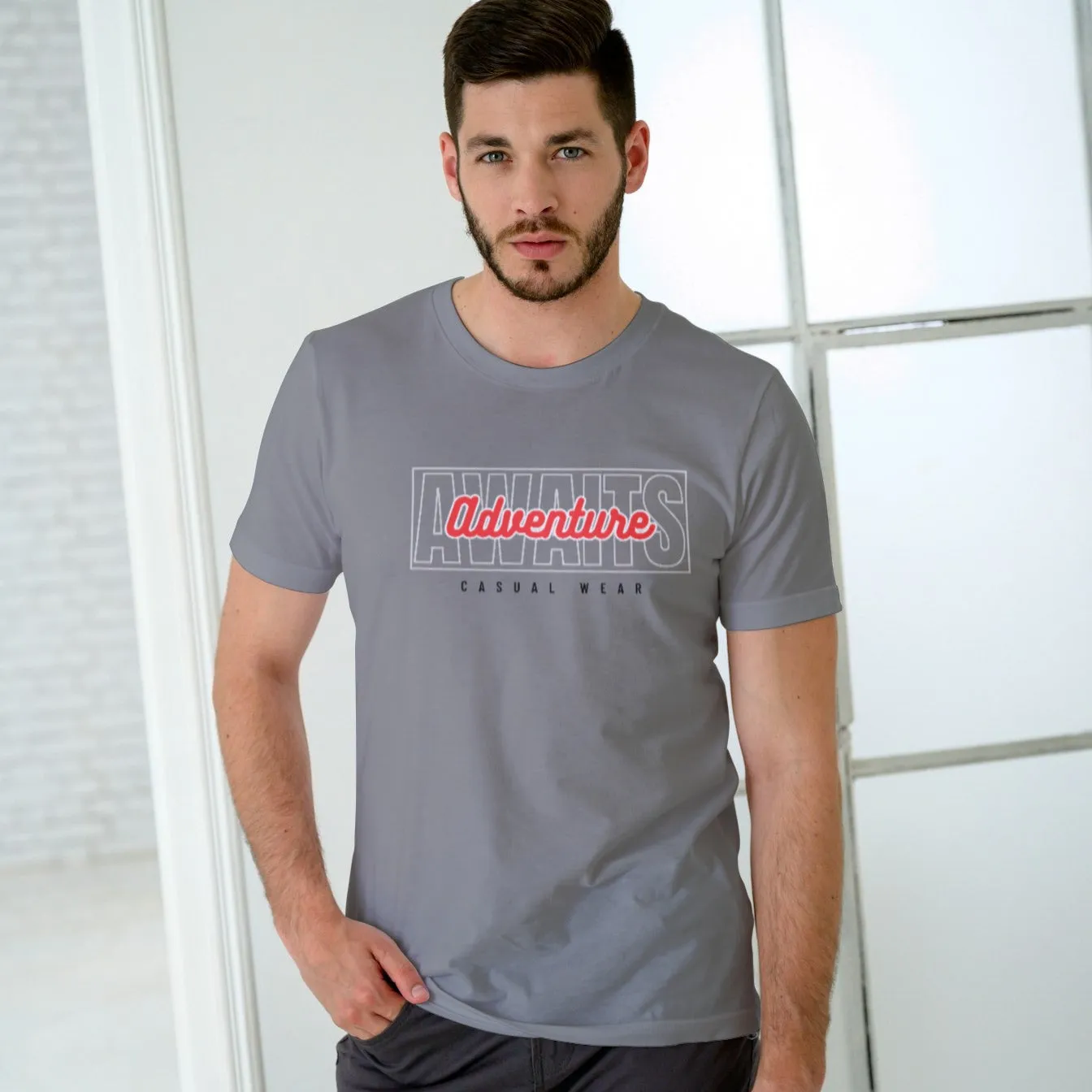 Men Cotton  T-Shirt TTF-004