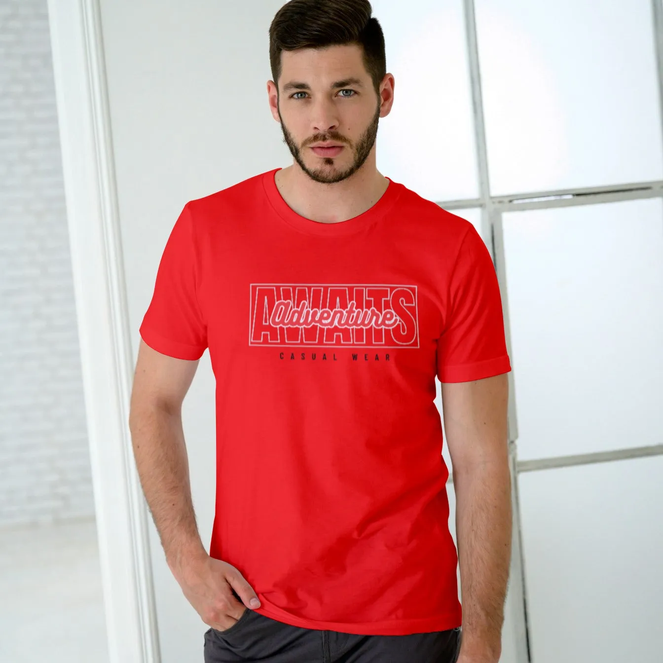 Men Cotton  T-Shirt TTF-004