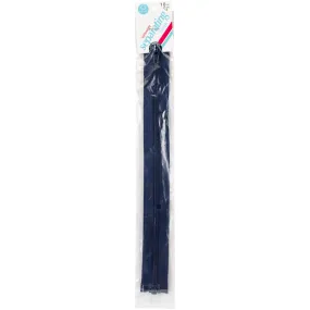 Navy -Coats Coil Zip 10"
