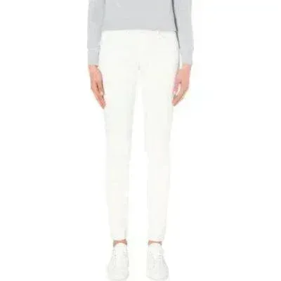 NWT -The White Company UK White 'Symons' Skinny- Size 34