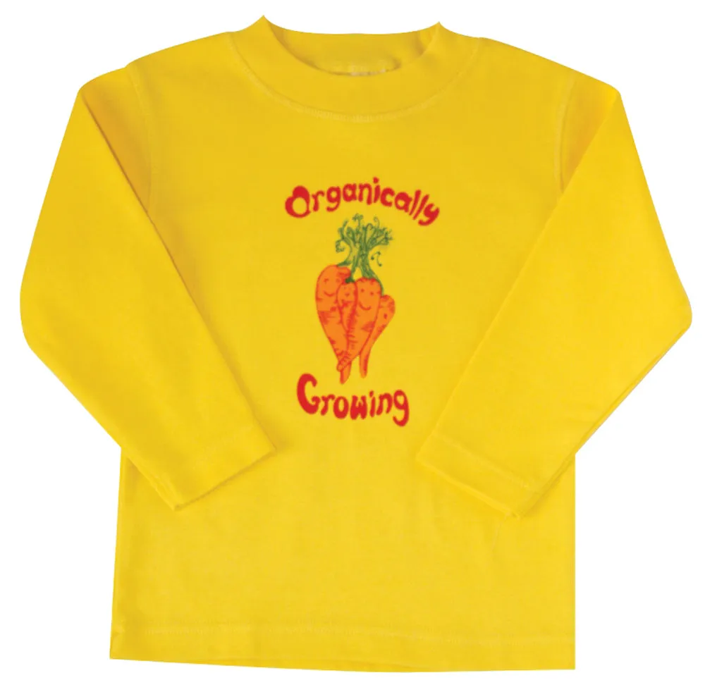 Organic Long Sleeve Organically Growing Baby/Toddler Tees