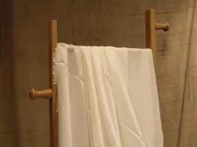 Plain White Dyeable Royal Muslin Fabric