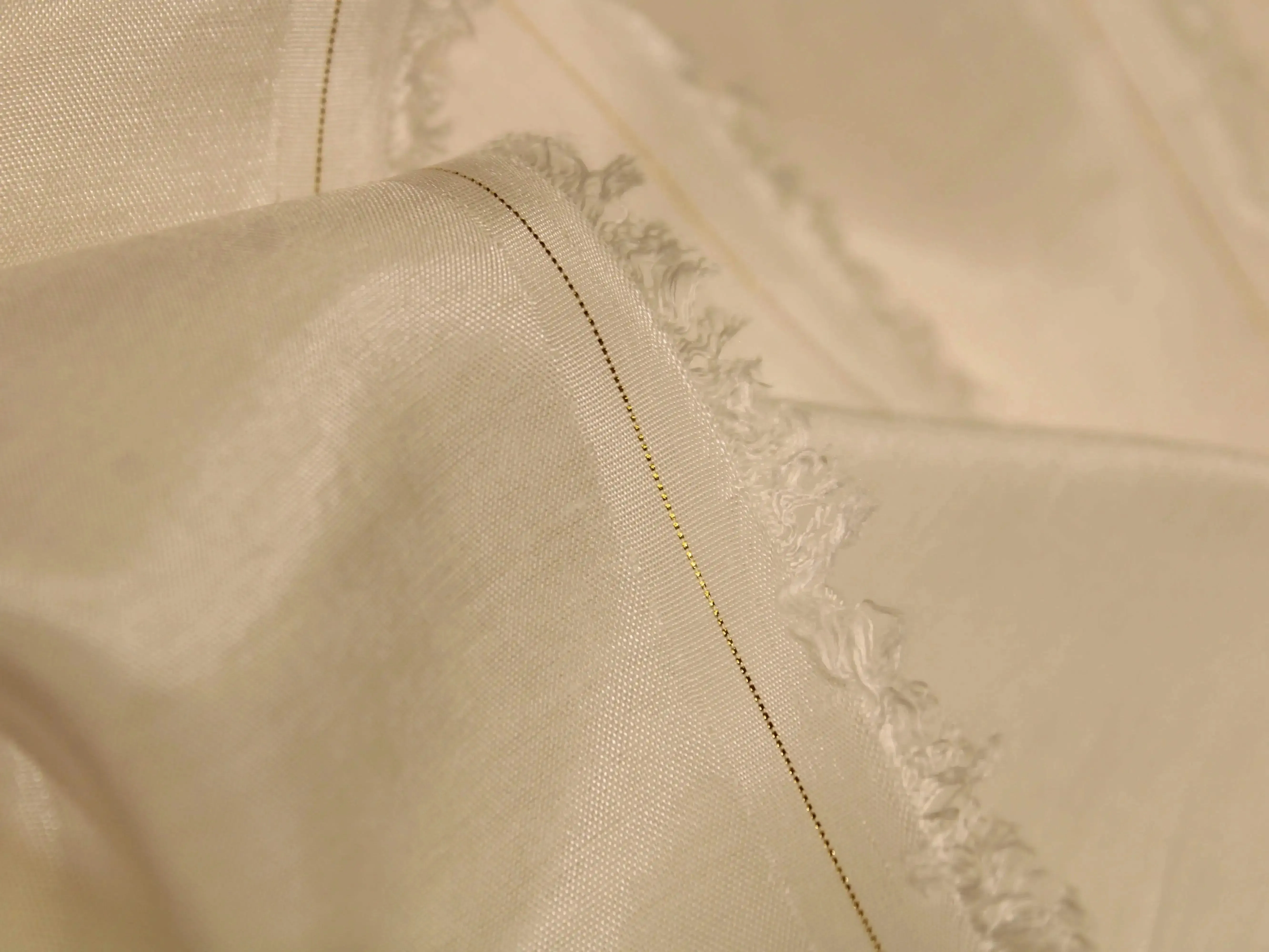 Plain White Dyeable Royal Muslin Fabric
