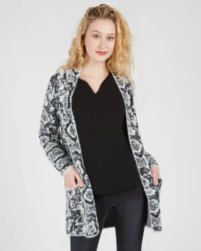 REN6782 Snake Print Cardigan