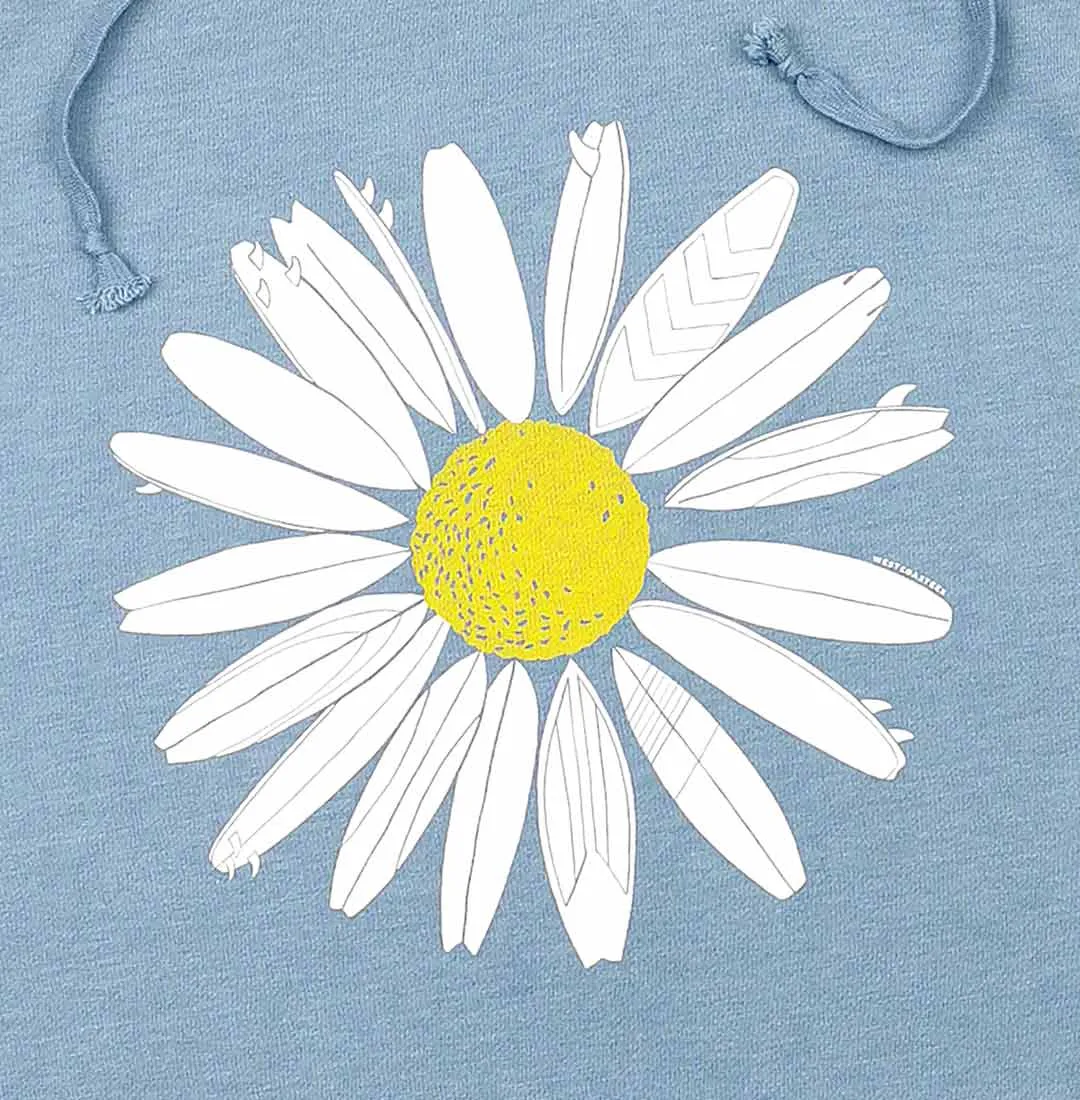 Women's Surfboard Daisy Pullover Hoodie
