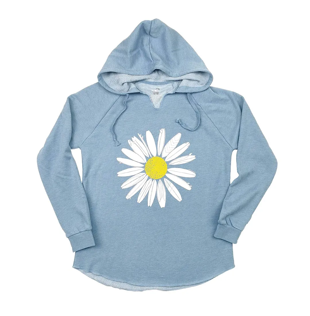 Women's Surfboard Daisy Pullover Hoodie